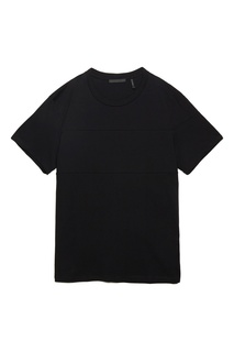 Черная футболка с логотипом Helmut Lang