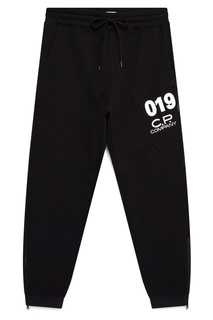 Черные брюки с контрастной отделкой C.P. Company