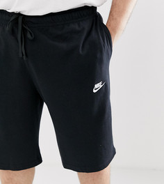 Черные трикотажные шорты с галочкой Nike Plus Club 804419-010 - Черный