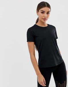 Черная футболка с короткими рукавами Calvin Klein Performance - Черный