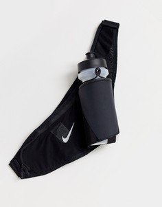 Черный ремень-держатель для бутылки Nike Running - Черный