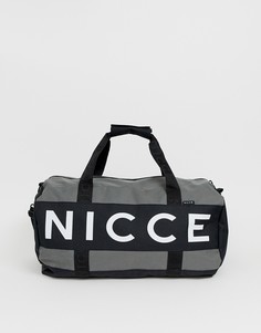 Черная сумка с большим логотипом Nicce - Черный