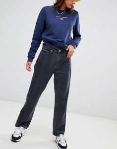Укороченные джинсы бойфренда Tommy Jeans - Черный