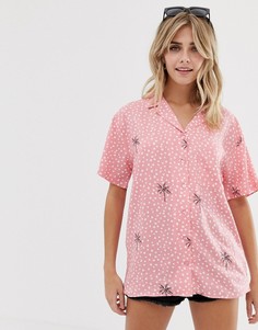 Гавайская рубашка с пальмовым принтом ASOS DESIGN - Мульти