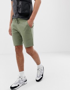 Трикотажные шорты скинни цвета хаки ASOS DESIGN - Зеленый