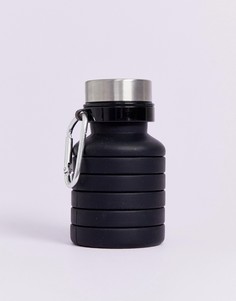 Черная складывающаяся бутылка для воды Lost - 470 мл - Мульти