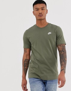 Зеленая футболка Nike - Club - Зеленый