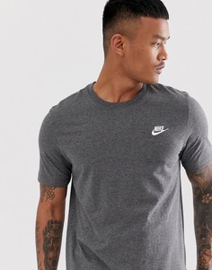 Темно-серая футболка Nike - Club Futura - Серый
