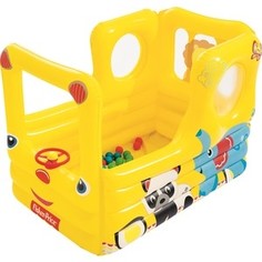 Игровой центр Bestway 93506 Школьный автобус (с 20 шариками) 137х96х96см Fisher Price