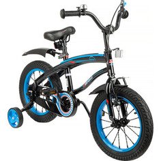 Велосипед 2 х колесный Capella (синий+черный)