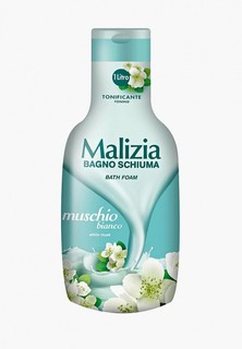 Пена для ванн Malizia белый мускус ""WHITE MUSK", 1000 мл