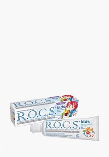 Зубная паста R.O.C.S. для детей, Фруктовый рожок, без фтора, 45 гр