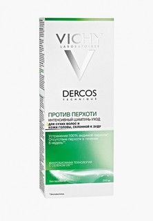 Шампунь Vichy Интенсивный Dercos против перхоти для сухих волос 200 мл