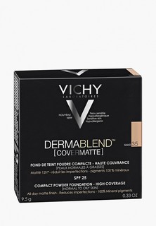 Пудра Vichy Dermablend компактная spf25 для нормальной и жирной кожи, тон 35, 9,5 г