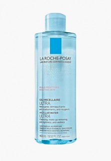 Мицеллярная вода La Roche-Posay ULTRA для чувствительной и склонной к аллергии кожи лица и глаз, 400 мл