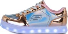 Кеды для девочек Skechers Energy Lights-Shiny, размер 28.5