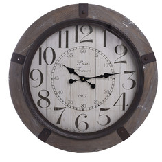 Часы настенные aram (to4rooms) коричневый 4.0 см.