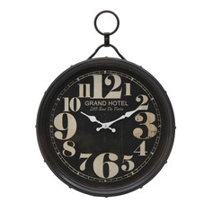 Часы настенные amiliana (to4rooms) черный 40.0x54.5x6.0 см.