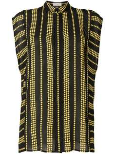 Saint Laurent рубашка Stars and Stripes без рукавов