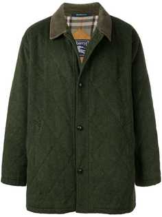 Burberry Vintage стеганое пальто 1990-х годов