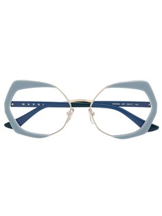 Marni Eyewear очки в оправе геометричной формы