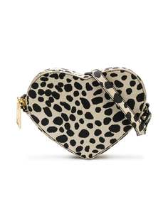Little Marc Jacobs леопардовая сумка на плечо в форме сердца