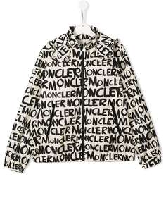 Moncler Kids куртка-пуховик с логотипом