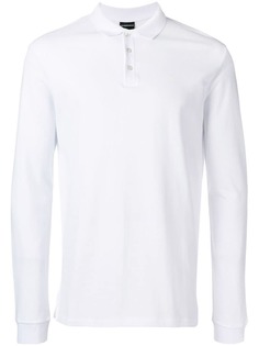 Emporio Armani рубашка-поло с длинными рукавами