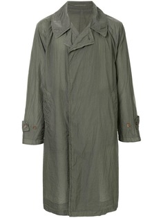 Blueflag + Kiminori Morishita double-breasted parka coat