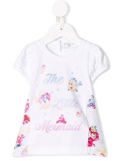 Monnalisa футболка с принтом The Little Mermaid