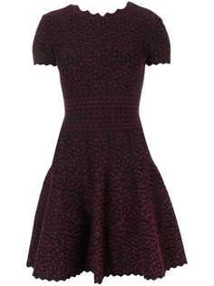 Alaïa Vintage расклешенное платье в точку 2000-х годов