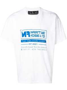 Martine Rose футболка Wobbly с принтом