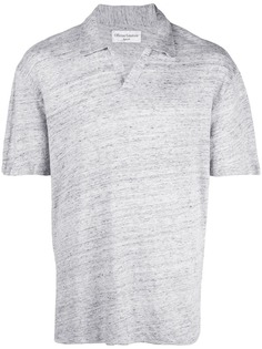 Officine Generale рубашка-поло с V-образным вырезом