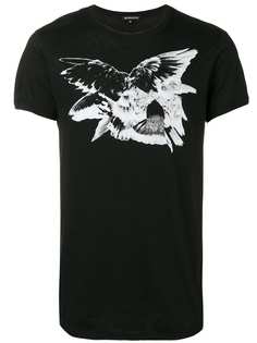 Ann Demeulemeester футболка с изображением птицы