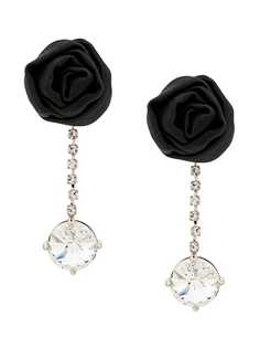 Miu Miu rose drop earrings