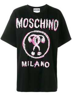Moschino футболка с логотипом