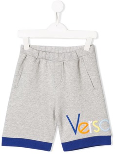 Young Versace спортивные шорты с вышитым логотипом