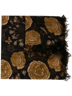 Uma Wang платок с цветочным принтом