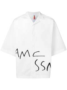 Oamc рубашка в стиле оверсайз с логотипом