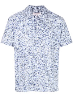 Orlebar Brown рубашка с цветочным принтом
