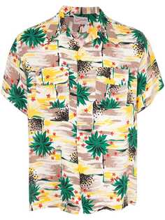 Fake Alpha Vintage рубашка с гавайским принтом