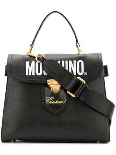 Moschino сумка-тоут с принтом логотипа