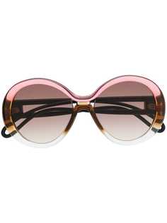 Givenchy Eyewear массивные солнцезащитные очки в круглой оправе