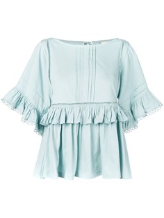 Semicouture блузка с оборками