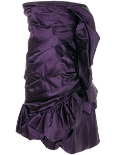 Christian Lacroix Vintage драпированное платье без рукавов