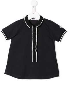 Moncler Kids contrast piped polo shirt