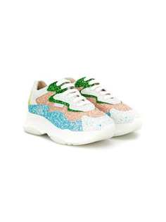 Florens colour block glitter sneakers