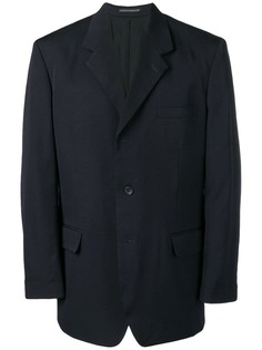 Yohji Yamamoto однобортный блейзер оверсайз