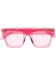 Stella McCartney Eyewear солнцезащитные очки в прозрачной оправе