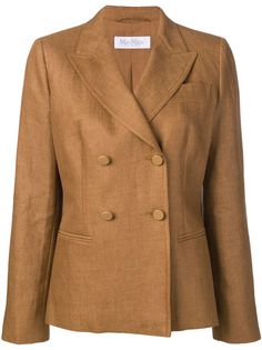 Max Mara двубортный блейзер
